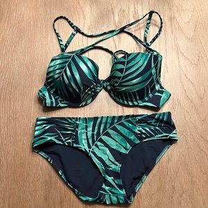 Aerie Palm Print Swimsuit
